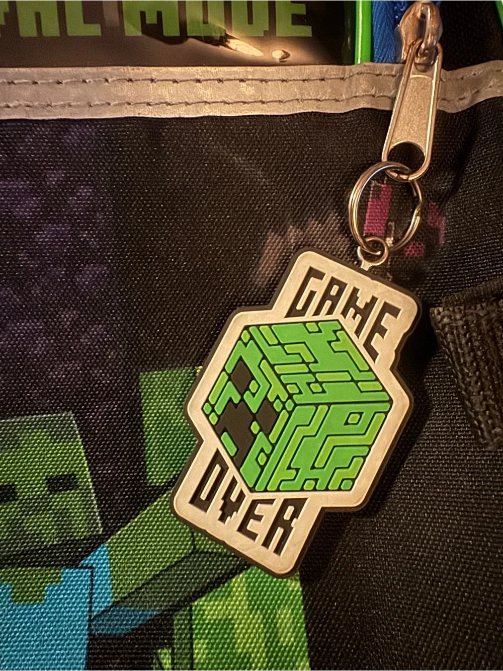 Minecraft Survival Mode Kids Backpack - Green